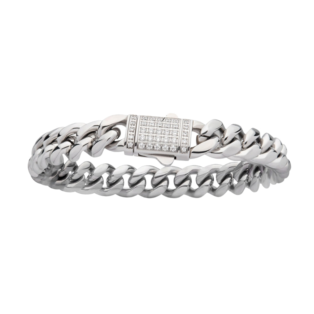 10MM Stainless Steel Miami Cuban Chain Bracelet