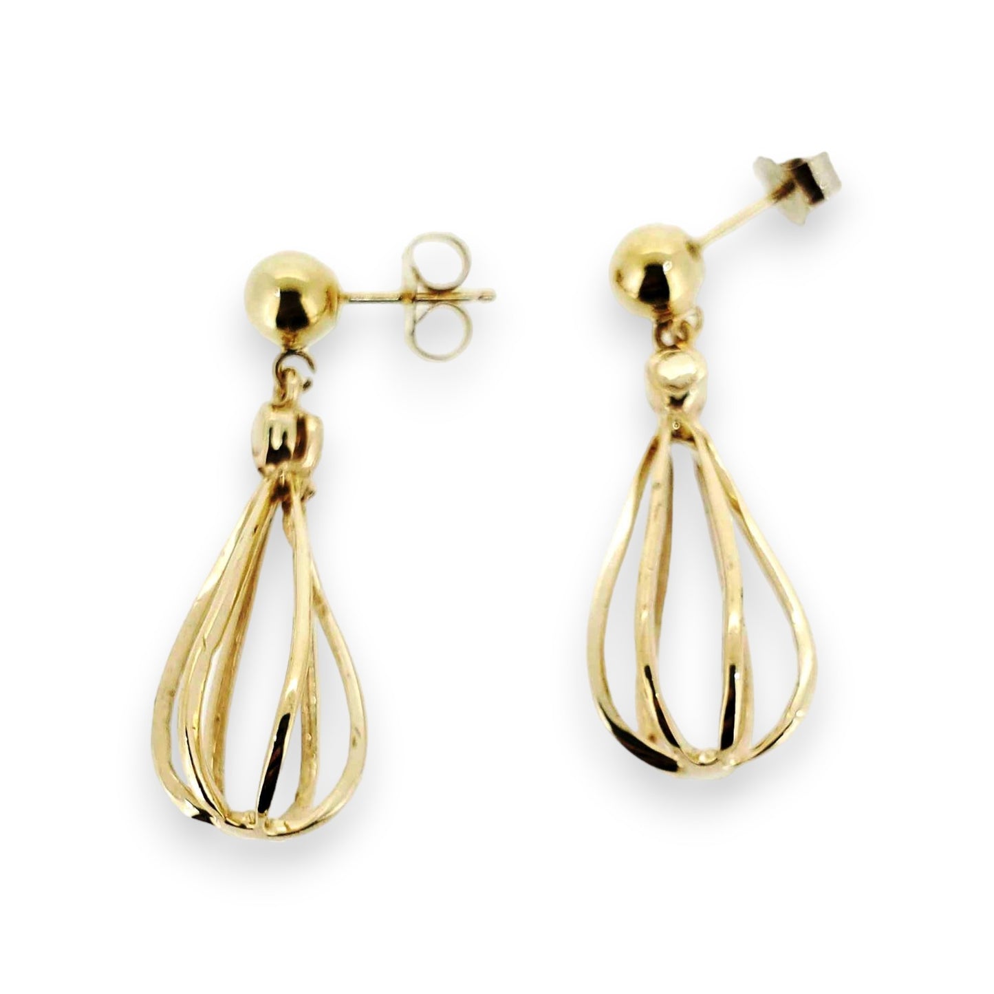 Wire Tear Drop Earrings