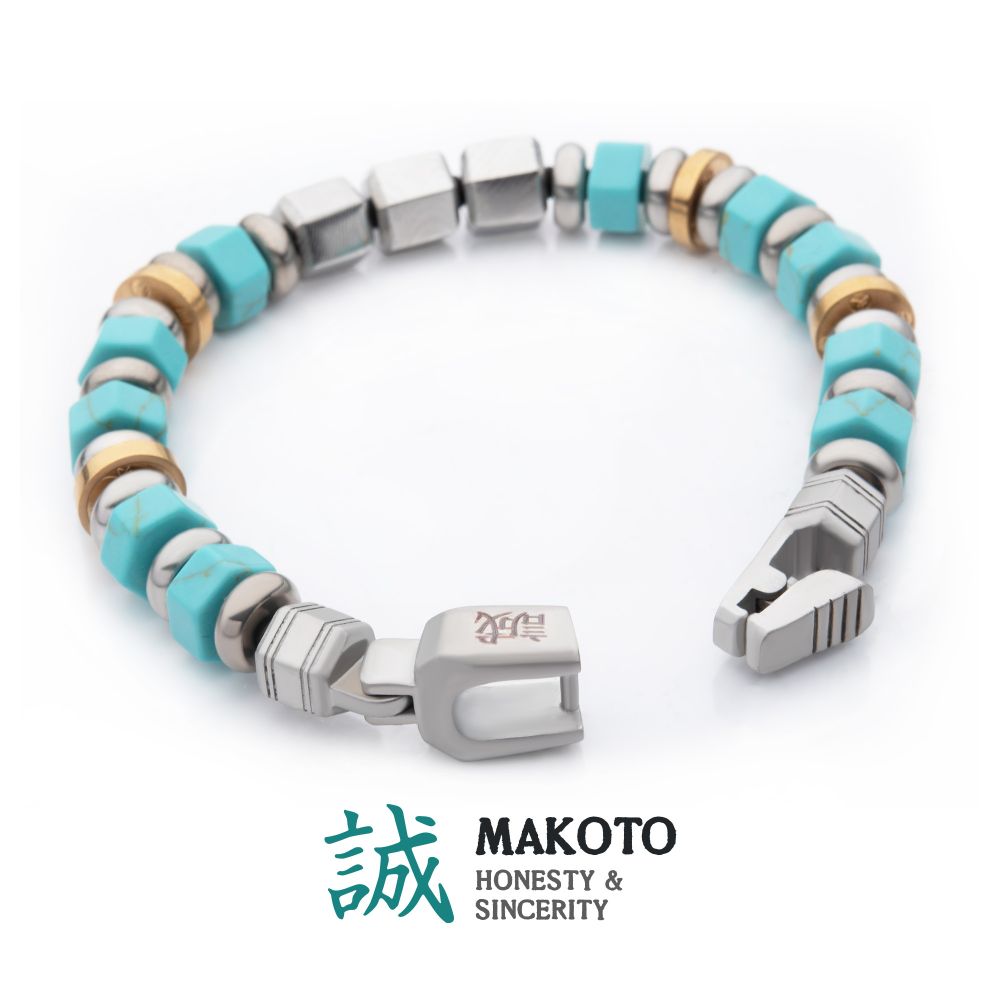 7.75 Inch Bushido Bracelet Makoto: Honesty and Sincerity