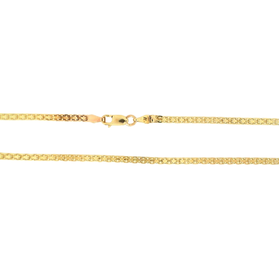 Yellow Gold Bizmark Ankle Bracelet