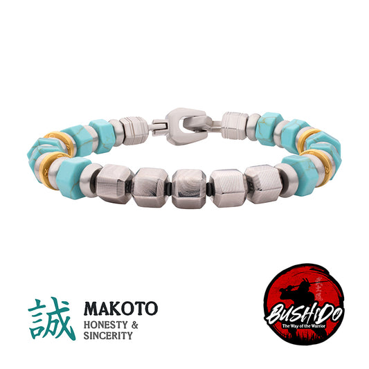 8.25 Inch Bushido Bracelet Makoto: Honesty and Sincerity