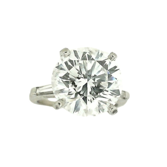 Vintage 5 Carat Diamond Engagement Ring