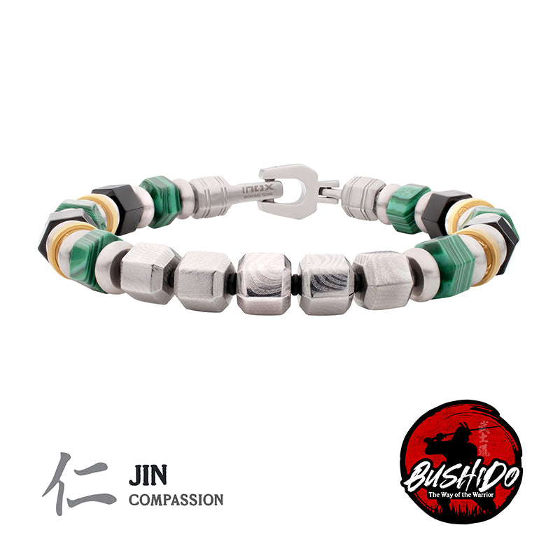 8.5 Inch Bushido Bracelet Jin: Compassion