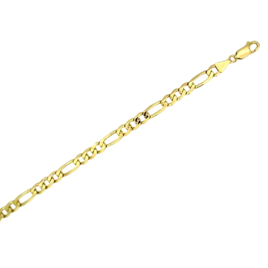 Yellow Gold Figaro Bracelet