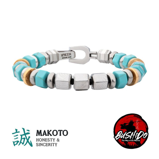 8.5 Inch Bushido Bracelet Makoto: Honesty and Sincerity
