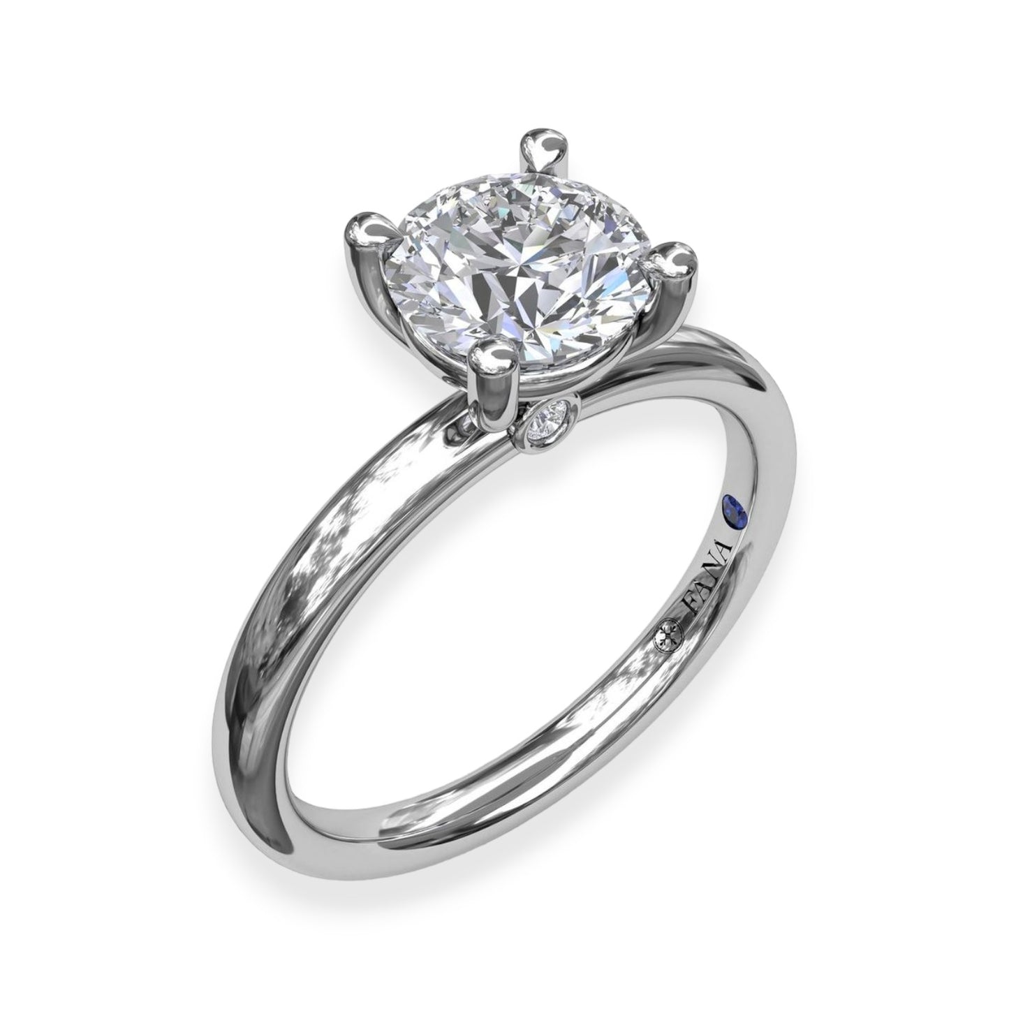 White Gold Solitaire Engagement Ring