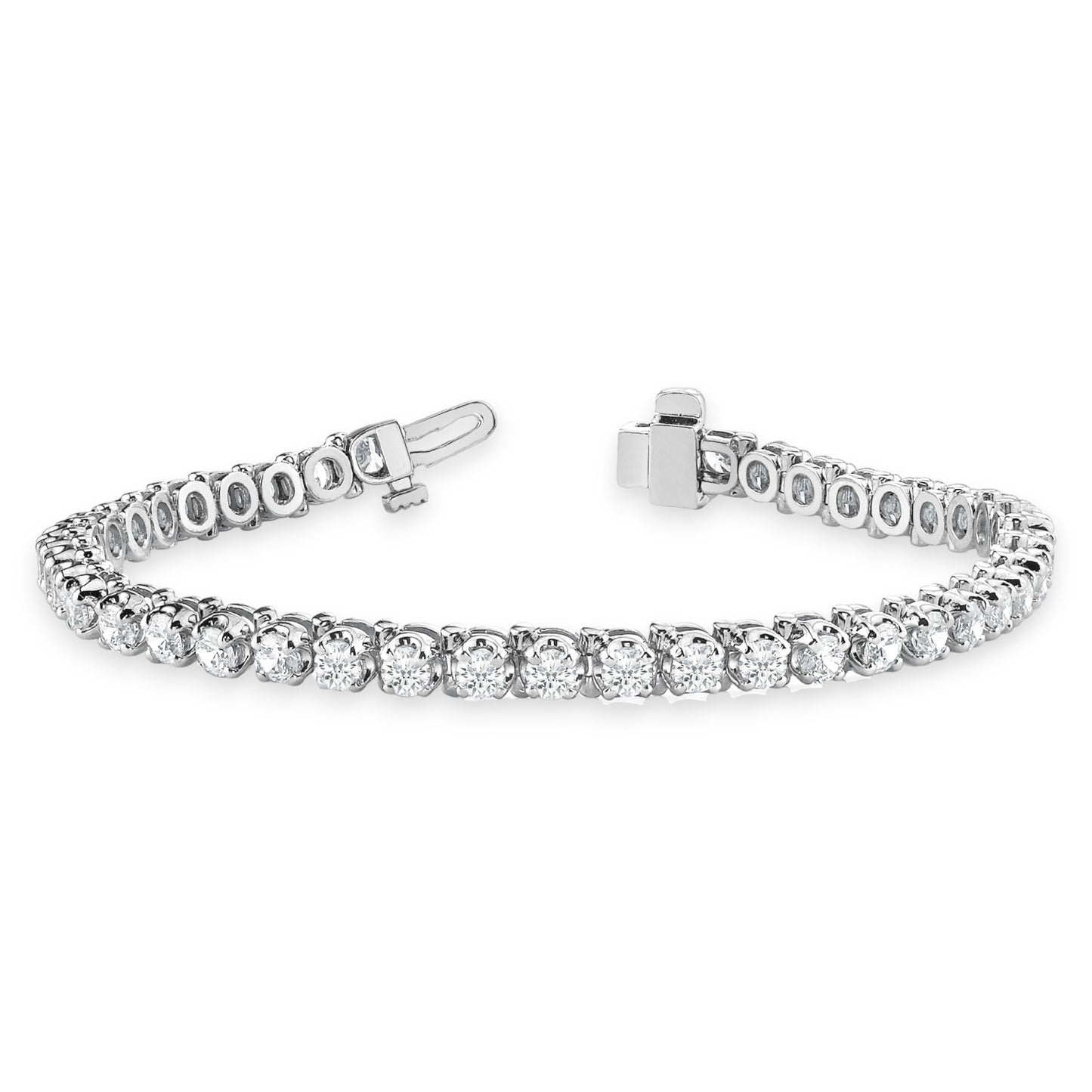 White Gold Diamond 1 Carat Tennis Bracelet