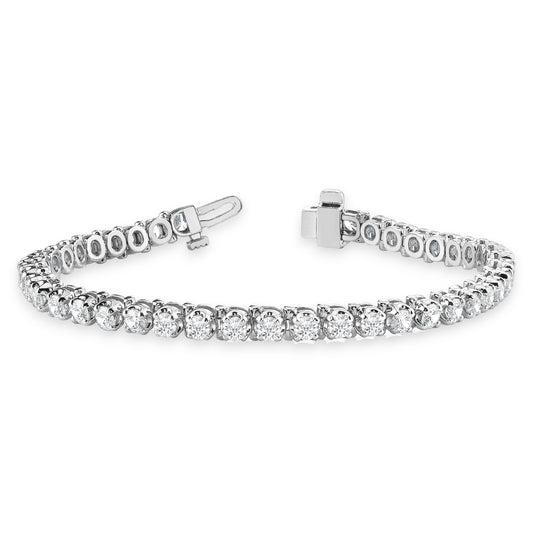 White Gold Diamond 2 Carat Tennis Bracelet