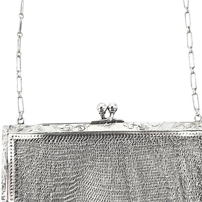 Sterling Silver Whiting and Davis Co Mesh Purse