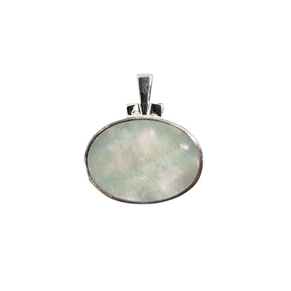 Bezel Set Mother of Pearl Pendant