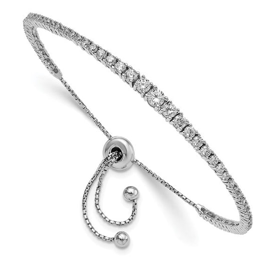 Sterling Silver Rhodium-Plated Bracelet