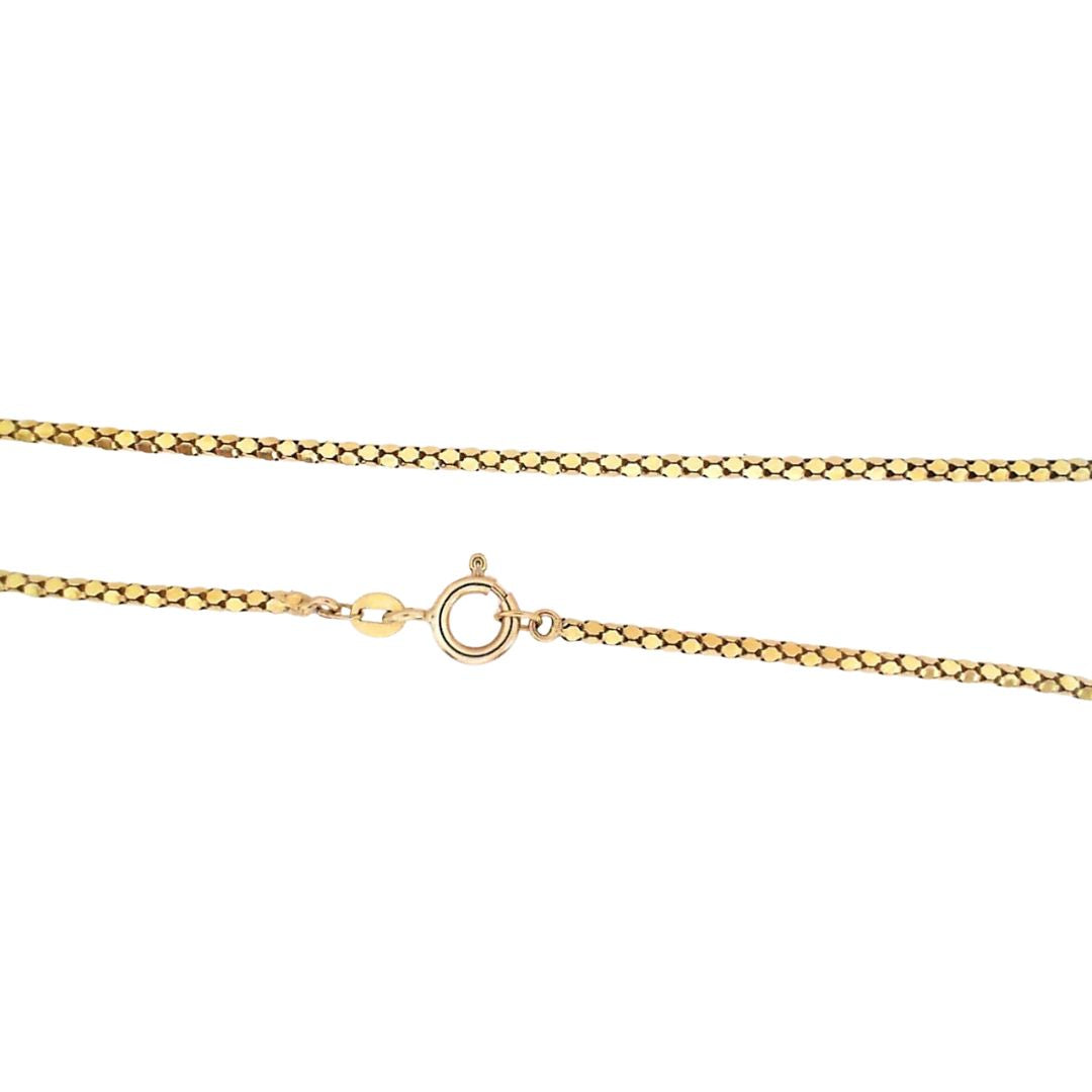 Yellow Gold Popcorn Chain